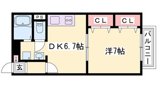播州赤穂駅 徒歩15分 2階の物件間取画像